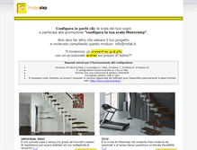 Tablet Screenshot of configuratore.misterstep.com